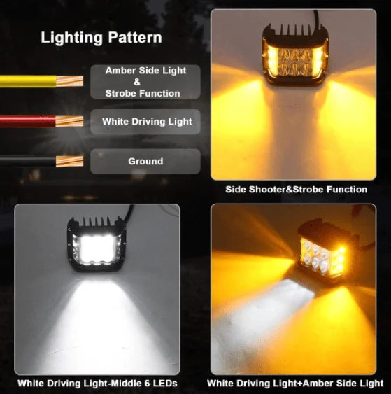 Premizon™ Car Dual Sides LED Dual Color Light